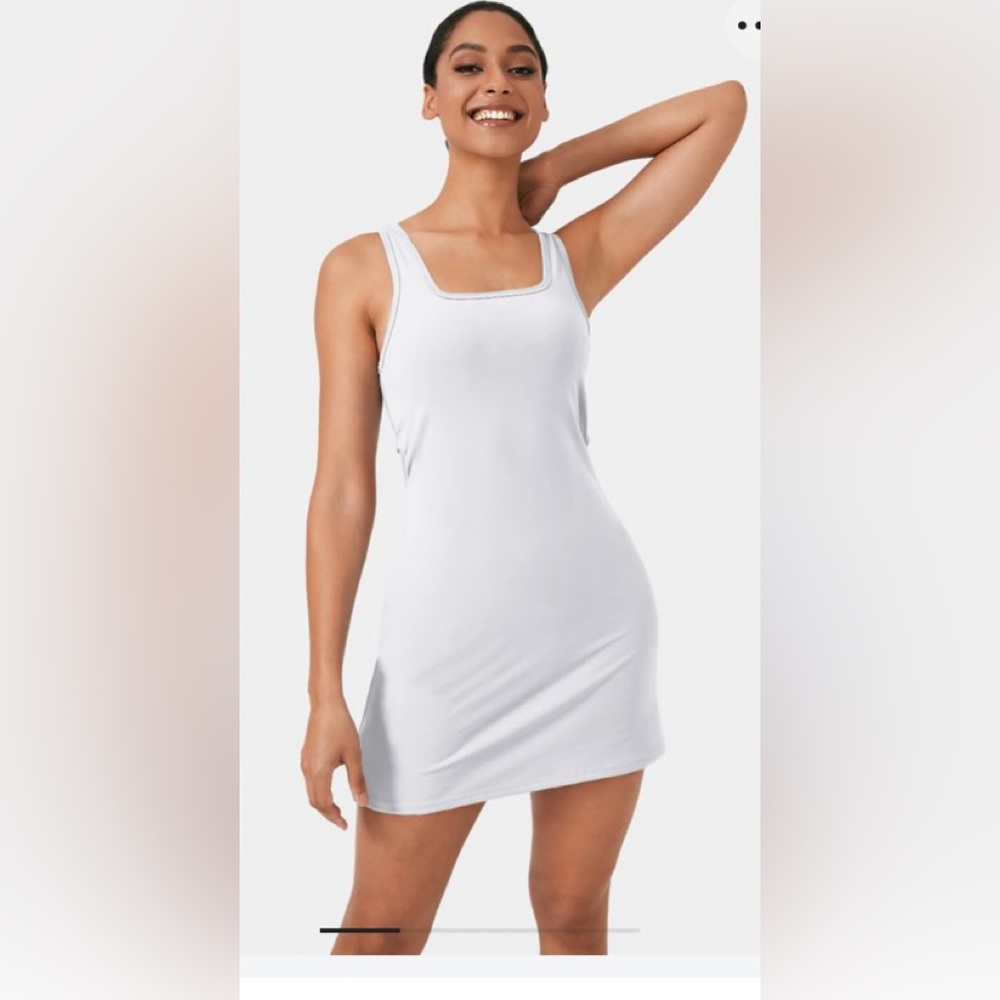 Halara Cut Out Split 2 Piece Mini Tank Casual Dress